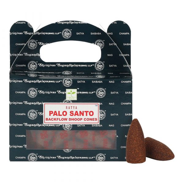 Palo Santo - Satya Backflow Incense Cones Box