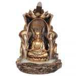 Bronze Style Buddha Backflow Incense Burner