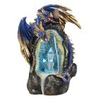 Glowing Dragon Cave Backflow Incense Burner with cone