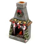 Christmas Fireplace Backflow Incense Burner-Side